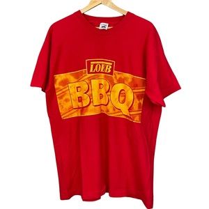 Vtg Single Stitch Loeb BBQ tee